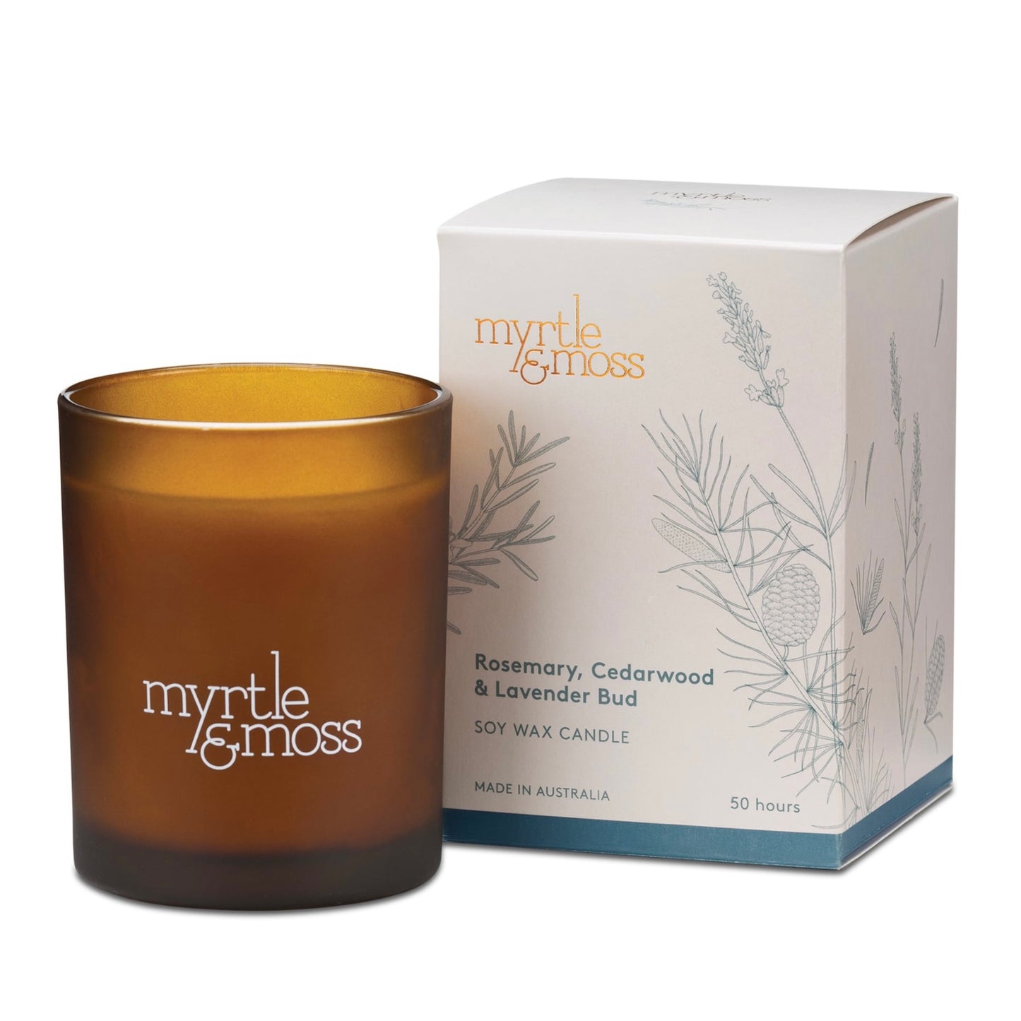 Myrtle & Moss Soy wax candle