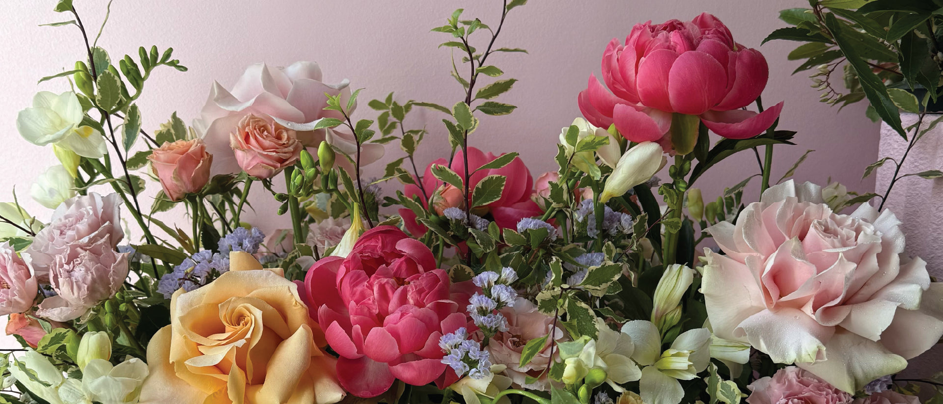 "Lush white and green corporate event florals by Fleurus — custom colour palette floral installations for Gold Coast functions"