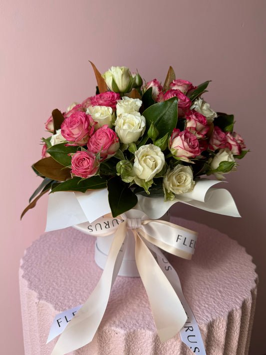 The Spray Rose Box Arrangement