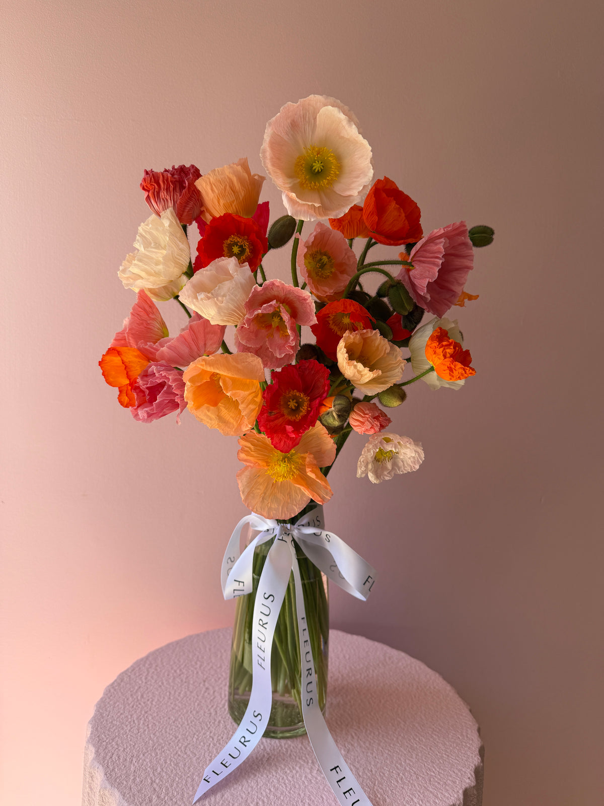 Abundance of Poppies - Vase