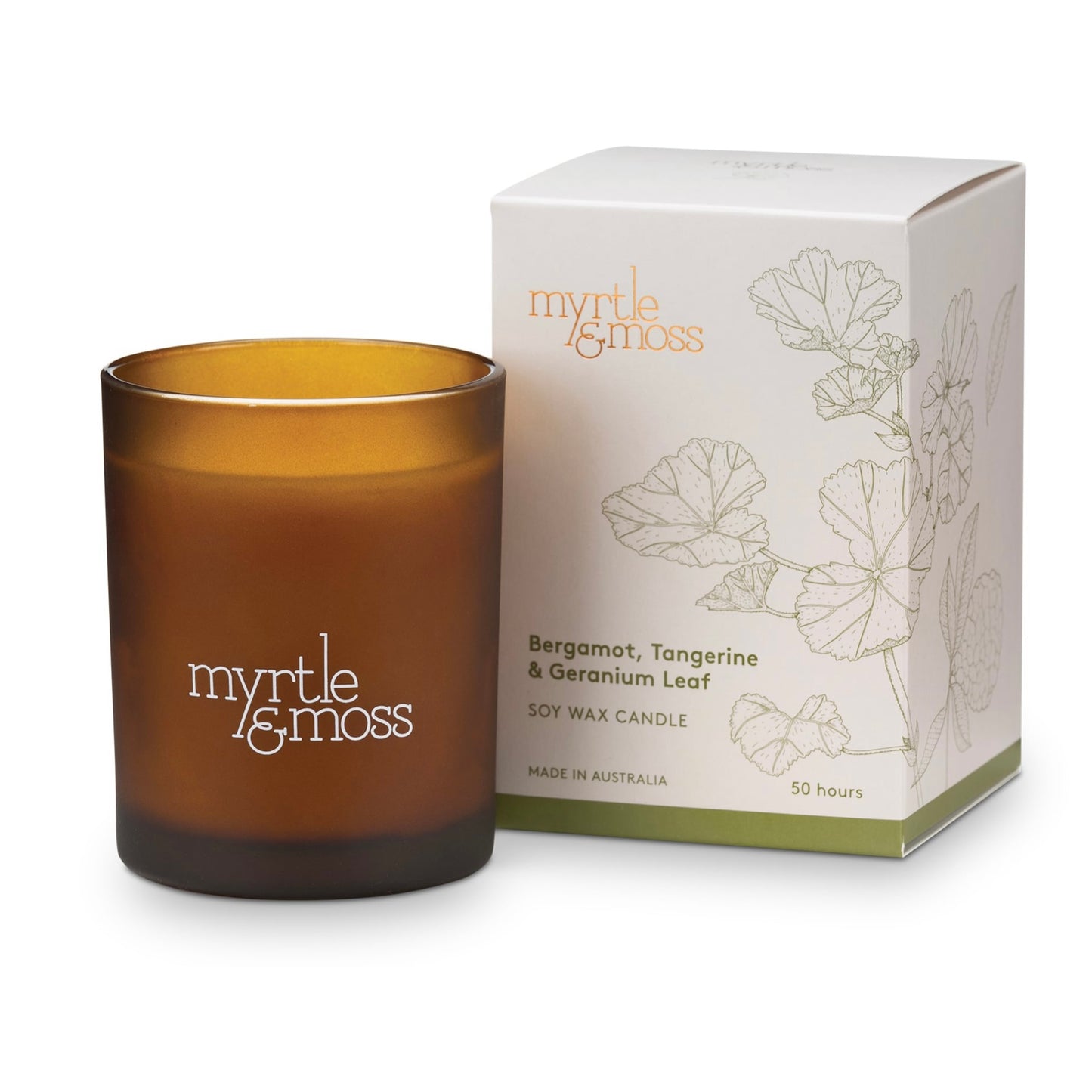 Myrtle & Moss Soy wax candle