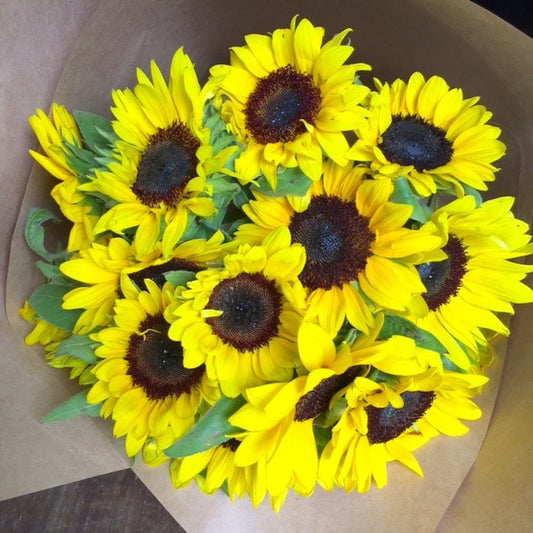 Market Bunch of Sunflowers